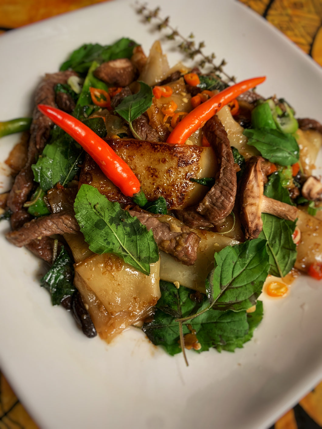 Drunken Noodles (Pad Kee Mao)